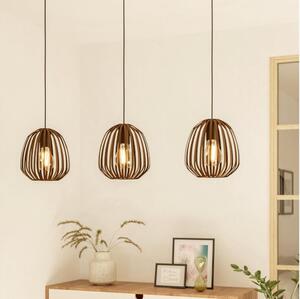 Eglo 901098 - Pendul pe cablu ESPINAL, 3xE27/40W/230V, bronz