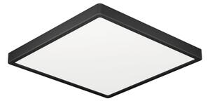 Eglo 901329 - Plafonieră LED FUEVA pentru baie, 10,5 W, 230 V, 22 x 22 cm, IP44, neagră