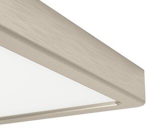 Eglo 901321 - Plafonieră LED FUEVA, 10,5W/230V, 2700/4000/6500K, 22x22 cm, crom