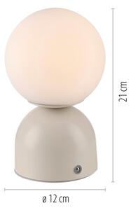 Lampă de birou LED RUDI, reglabilă, 1,2W/5V, gri - Schöner Wohnen 19218-39