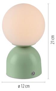 Schöner Wohnen 19218-43 - Lampă de masă LED RUDI, dimabilă, LED/1,2W/5V, verde