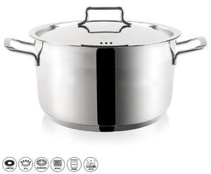 Oală din oțel inoxidabil cu capac Orion Anett 9,5 l