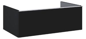 Elita Look dulap 80x44.9x28.1 cm sub chiuveta pe perete negru RE080803027160