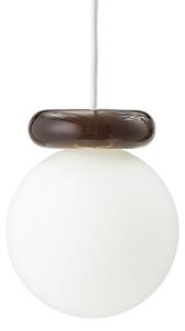 Lustră Pendul Normann Copenhagen, Hinx, reglabil, Maro / Rugină, Bucătărie, Sticlă, Design