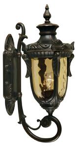 Elstead Aplică de exterior istorică PHILADELPHIA 52,5 cm, reglabil, Bej, Sticlă, Casă de țară / Rustic