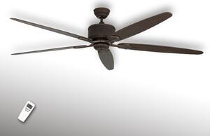 Ventilator tavan cu cinci pale Eco Elements maro