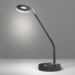 Lampă de masă LED Dent, dimabilă, CCT, 6W, negru