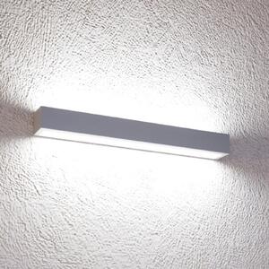 MCJ Aplică Mera LED, lățime 40 cm, aluminiu, 4.000 K, Metalic, Hol, Metal, Modern