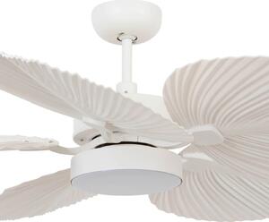 Ventilator de tavan Beacon cu lumină Bali alb Ø 132 cm silențios