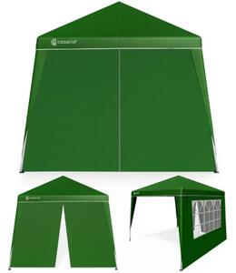 Pavilion / Cort de petrecere CAPRI PLUS cu 2 pereți laterali, 3×3 m, verde Casaria