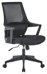 Scaun de birou Fragrant cu plasa din material textil de culoare neagra