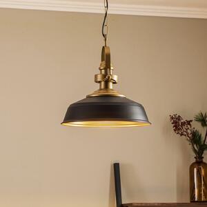 Lampă suspendată AV-4106-M32-BSY, abajur negru