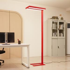 Arcchio LED lampă de podea Logan Basic, roșu, 6.000 lm, dimmable