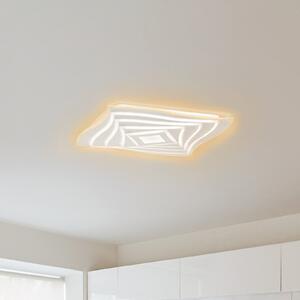 Plafonieră Hero LED, alb, 50 x 50 cm, acrilic, CCT, RGB
