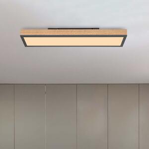 Plafonieră Doro LED, lungime 60 cm, stejar, lemn
