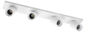 Spot Arcchio Brinja, alb, unghiular, Ø 7 cm, 4 becuri, GU10