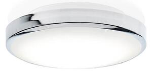 Decor Walther Glow plafonieră LED, crom, Ø28cm, reglabil, Metalic, Baie, Metal, Modern