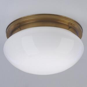 Berliner Messinglampen Harry plafonieră mare din alamă Ø 40 cm, reglabil, Auriu / Alamă, Camera de zi / sufragerie, Metal, Antichitate