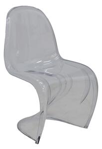 Scaun Xyofa PC transparent 42x45x85 cm