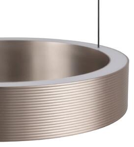 Brilliant Lampă suspendată LED Axion, negru/maro, lungime 32 cm, CCT, reglabil, Negru, Camera de zi / sufragerie, Metal, Modern