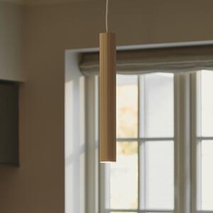 Lampă suspendată Vico, abajur metalic, o singură lumină, bej