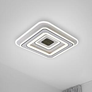 JUST LIGHT. GmbH DOAR LUMINĂ. Plafonieră cu LED Tolago, 49x49 cm, CCT, reglabilă, reglabil, Alb, Camera de zi / sufragerie, Plastic, Modern