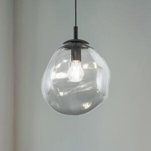 Sol Lampă suspendată Mini, sticlă, Ø 25 cm, negru/gri gri grafit