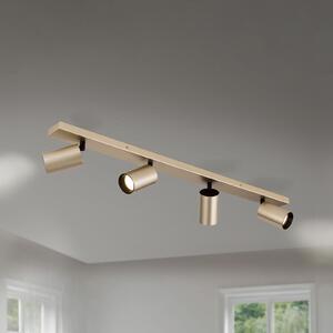 Spotlight Sean, 4 lumini, auriu, metal, montat pivotant
