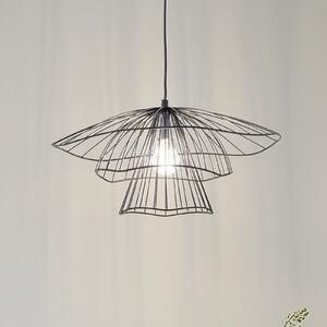 Lampă suspendată Tel 6504, negru, fier, Ø 50 cm