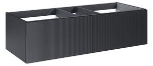 Elita Soho Slim dulap 120x45.3x31.8 cm sub chiuveta pe perete negru RE081204047160