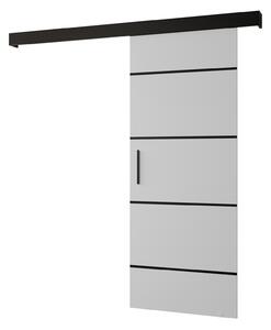 Uși culisante 70 cm Slavdro 4 (alb mat + negru mat). 1108746
