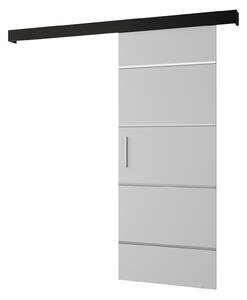 Uși culisante 80 cm Slavdro 4 (alb mat + negru mat). 1108823