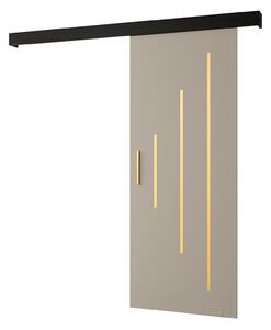 Uși culisante 70 cm Slavdro 3 (cashmir + negru mat). 1108780