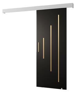 Uși culisante 80 cm Slavdro 3 (negru mat + alb mat). 1108853