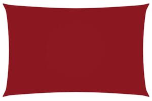 Parasolar, roșu, 2x4,5 m, țesătură oxford, dreptunghiular