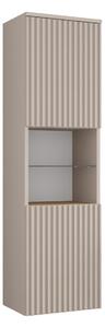 Cabinet de baie suspendat Nauta, Stejar Cremona, Cașmir, PAL laminat, MDF, 133x35x34cm, 23 kg