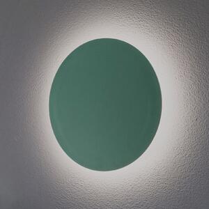 Orios Plus Aplică de perete cu LED, verde, Ø 30 cm, oțel