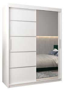 Dulap de haine 180 cm cu oglindă Verika 2 180 (alb). 1064214