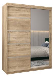 Dulap de haine 150 cm cu oglindă Verika 2 150 (stejar sonoma). 1064208