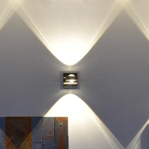 Q-Smart-Home Paul Neuhaus Q-FISHEYE aplică de perete Smart Home, reglabil, Gri, Camera de zi / sufragerie, Metal, Modern