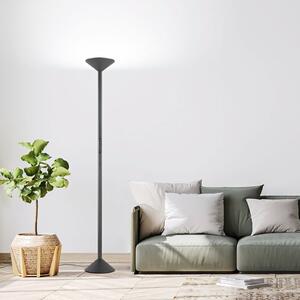 Fabas Luce Lampadar LED Tratto, antracit, metal, CCT, dimabil, reglabil, Negru, Camera de zi / sufragerie, Metal, Modern