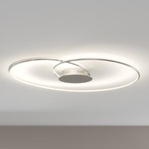 Lindby plafonieră LED Joline, Ø 90 cm, cromată, metal