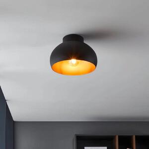 EGLO Mogano 2 plafonieră, Ø28cm, negru/cupru