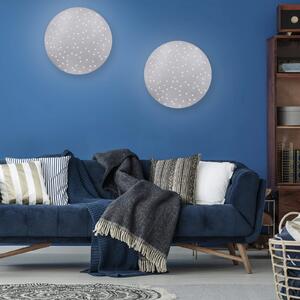 JUST LIGHT. GmbH Sparkle plafonieră LED CCT dim oțel Ø 48cm, reglabil, Metalic, dormitor, Metal, Modern