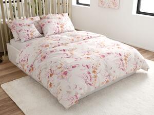 Lenjerie de pat din microfibra FLORANY albă Dimensiune lenjerie de pat: 70 x 90 cm | 140 x 220 cm