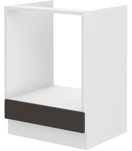Dulap inferior bucătărie pentru cuptor Sheila 60 D GAZ BB (alb + grafit). 1040933