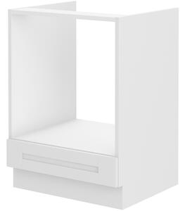 Dulap inferior bucătărie pentru cuptor Lucid 60 D GAZ BB (alb + alb). 1041031