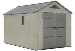Casă de scule din plastic Boston 2,5 x 3,78 m CoverTech gri