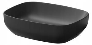 Cersanit Larga, chiuveta blat 50x39 cm, antracit mat, K677-013