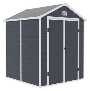 Casă de scule din plastic Bergen 1,9 x 1,9 m CoverTech antracit